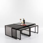 Viyana Orta Sehpa Mermer Desen