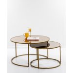 Circle Orta Sehpa Eskitme - Bronz - Görsel 6