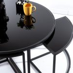 Pizza Orta Sehpa Siyah - Görsel 2