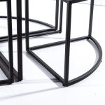 Pizza Orta Sehpa Siyah - Görsel 9