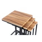 Viyana Zigon 3'Lü Natural Ceviz - Görsel 2