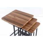 Mono C Zigon 3'lü Barok Natural Ceviz - Görsel 2